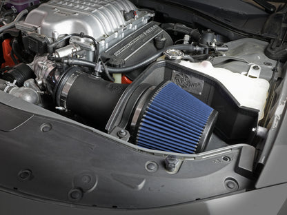 aFe 17-18 Dodge Challenger/Charger Magnum FORCE Stage-2XP Cold Air Intake System w/Pro DRY S- Black - Graveyard Performance