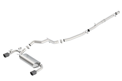 Borla 16-17 Focus RS Turbocharged 2.3L Single Split Exit ATAK Catback Exhaust - Graveyard Performance