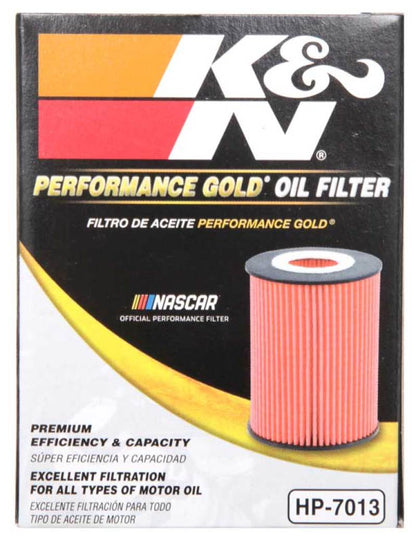 K&N 07-09 Mazdaspeed3 Performance Gold Oil Filter (OEM style cartridge filter) - Graveyard Performance