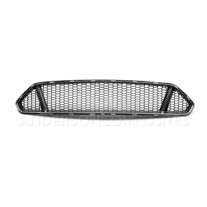 Anderson Composites 2018 Ford Mustang Type-GT Carbon Fiber Upper Grille - Graveyard Performance