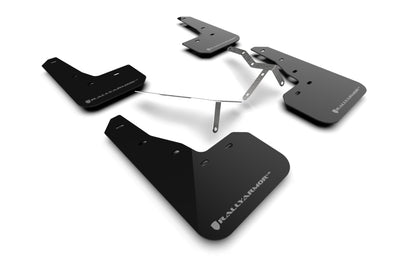 Rally Armor 22-26 Honda Civic/Civic Si/Sport Black UR Mud Flap w/Grey Logo - Graveyard Performance