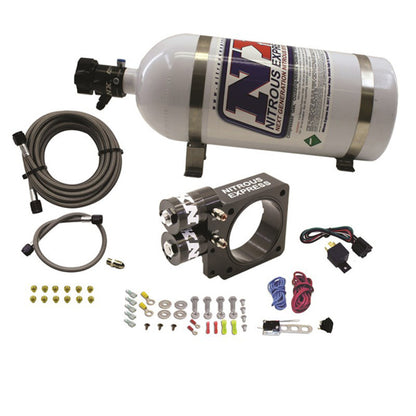 Nitrous Express 86-93 Ford Mustang GT 5.0L (Pushrod) Nitrous Plate Kit w/10lb Bottle - Graveyard Performance