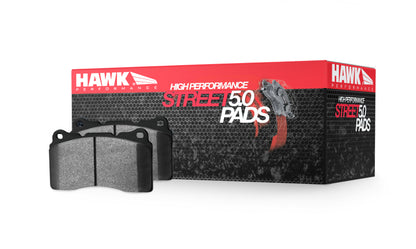 Hawk 2010-2013 Chevy Corvette Grand Sport (One-Piece Pads) High Perf. Street 5.0 Front Brake Pads - Graveyard Performance