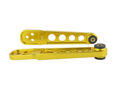 Skunk2 01-05 Honda Civic Gold Anodized Rear Lower Control Arm (Includes Socket Tool) - Graveyard Performance