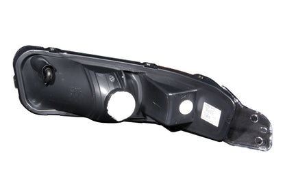 ANZO 2005-2009 Ford Mustang Euro Parking Lights Black w/ Amber Reflector - Graveyard Performance