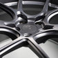 Titan 7 T-CS5 18x9.5 5x114.3 +40 Offset / 73 CB Satin Titanium Wheel (Hub Ring Req.)