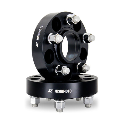 Mishimoto Wheel Spacers - 5X114.3 / 70.5 / 35 / M14 - Black - Graveyard Performance