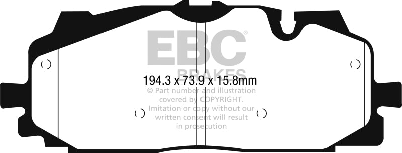 EBC 2018+ Audi S4 / 2017+ Audi S5 Bluestuff Front Brake Pads - Graveyard Performance