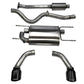 Corsa 2012-2025 Scion FRS / Subaru BRZ Black Tip Sport Cat-Back Exhaust