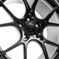 Titan 7 T-CS5 18x9.5 5x114.3 +40 Offset / 73 CB Machine Black Wheel (Hub Ring Req.)