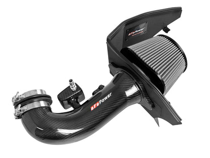 aFe 19-21 GM Trucks 5.3L/6.2L Track Series Carbon Fiber Cold Air Intake System W/ Pro Dry S Filters - Graveyard Performance