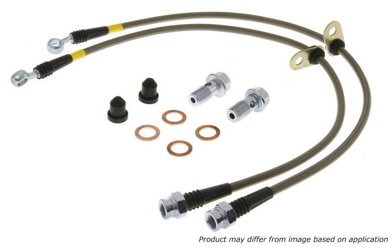 StopTech 2013-2014 Ford Focus ST (Euro Only) Stainless Steel Front Brake Lines