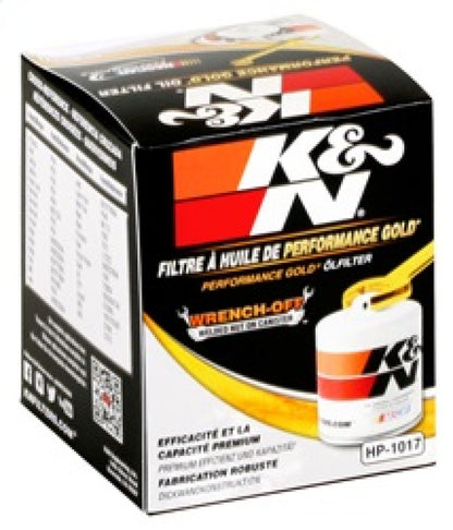 K&N 3.74inch / 2.98 OD Performance Gold Oil Filter - Graveyard Performance