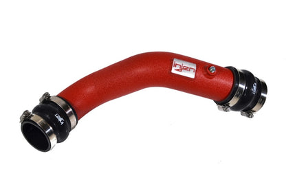 Injen 17-19 Honda Civic Type-R Aluminum Intercooler Piping Kit - Wrinkle Red - Graveyard Performance