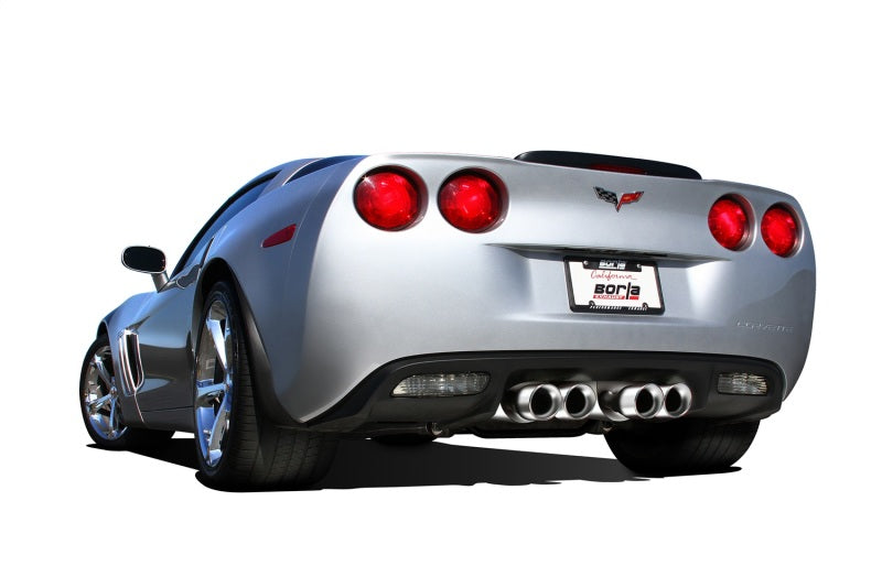Borla 09-12 Chevy Corvette C6 Coupe/Convertible 6.2L 8cyl Aggressive ATAK Exhaust - Graveyard Performance