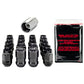 McGard 5 Lug Hex Install Kit w/Locks (Cone Seat Nut / Bulge) 1/2-20 / 3/4 Hex / 1.45in. L - Black