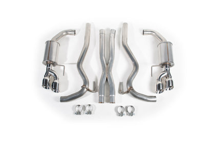 Roush 2018-2024 Ford Mustang 5.0L V8 Cat-Back Exhaust Kit (Fastback Only) - Graveyard Performance