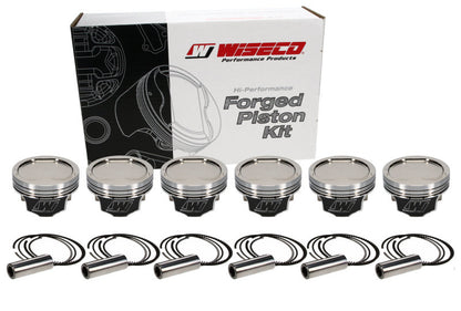 Wiseco Nissan VQ37 1.198inch CH -15.5cc R/Dome 9:1 Piston Shelf Stock Kit - Graveyard Performance