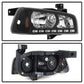 xTune Dodge Charger 06-10 1Pc LED Crystal Headlights Black HD-ON-DCH05-1PC-LED-BK
