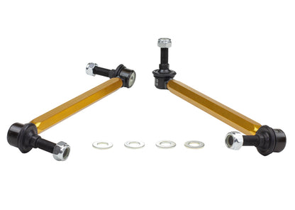 Whiteline 05+ Mustang Coupe 8cyl (Inc Shelby GT/ GT500) Front Swaybar Link Kit H/Duty Adj Steel Ball - Graveyard Performance