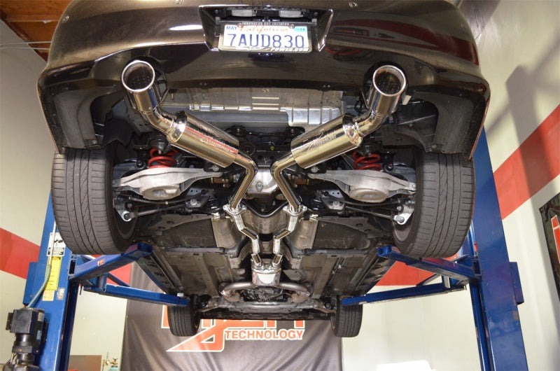 Injen 08-13 Infiniti G37 V6 3.7L RWD Coupe Only 76mm Stainless Steel Exhaust w/ Titanium Tips - Graveyard Performance