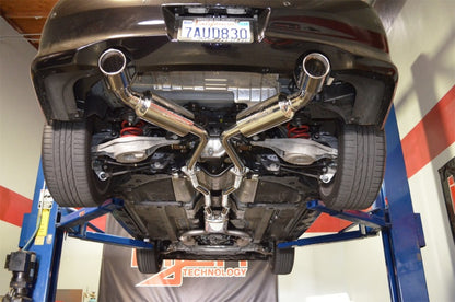 Injen 08-13 Infiniti G37 V6 3.7L RWD Coupe Only 76mm Stainless Steel Exhaust w/ Titanium Tips - Graveyard Performance