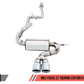AWE Tuning Ford Focus ST Touring Edition Cat-back Exhaust - Resonated - Chrome Silver Tips