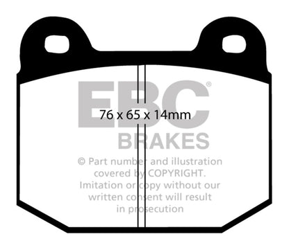 EBC 99-03 Mitsubishi Lancer Evolution 2.0 Turbo Bluestuff Rear Brake Pads - Graveyard Performance