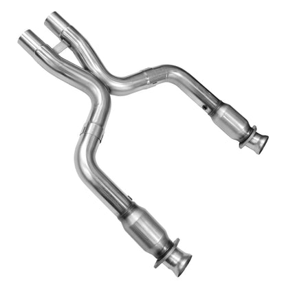 Kooks 11-14 Ford Mustang GT 5.0L 4V 3in x 2 3/4in OEM Cat X Pipe Kooks HDR Req - Graveyard Performance