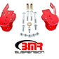 BMR 05-14 S197 Mustang Bolt-On Control Arm Relocation Brackets - Red