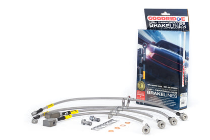 Goodridge 17-21 Honda Civic Type-R (FK8) Stainless Steel Brake Line Kit - Graveyard Performance