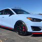 Rally Armor 19-22 Hyundai Veloster N Black UR Mud Flap w/ Performance Blue Logo