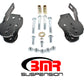 BMR 05-14 S197 Mustang Bolt-On Control Arm Relocation Brackets - Black Hammertone