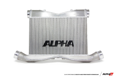 AMS Performance 2009+ Nissan R35 GTR Alpha Race Front Mount Intercooler Kit w/Logo - Graveyard Performance