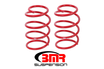 BMR 05-14 S197 Mustang GT Front Performance Version Lowering Springs - Red - Graveyard Performance