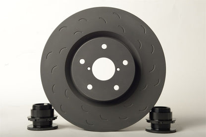 Hawk Talon 2005 Saab 9-2X Slotted-Only Rear Brake Rotor Set - Graveyard Performance