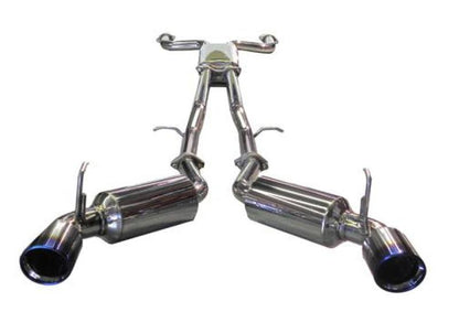 Injen 03-08 350Z Dual 60mm SS Cat-Back Exhaust w/ Built In Resonated X-Pipe - Graveyard Performance