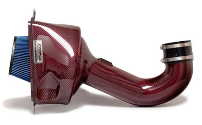 Corsa 2015-19 Chevrolet Corvette C7 Z06 6.2L V8 Red Carbon Fiber Air Intake (Does Not Fit ZR1) - Graveyard Performance