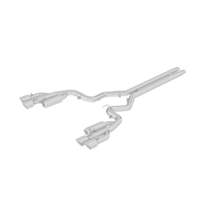 MBRP 18-19 Ford Mustang GT 5.0 3in Cat Back Quad Tip Race Version - T304 - Graveyard Performance