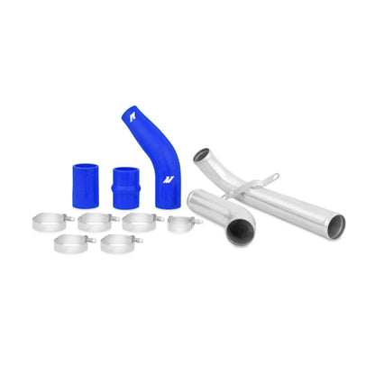 Mishimoto 08+ Mitsubishi Lancer Evolution X Blue Upper Intercooler Pipe Kit - Graveyard Performance