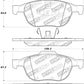 StopTech Street Touring 04-09 Mazda 3 Front Brake Pads