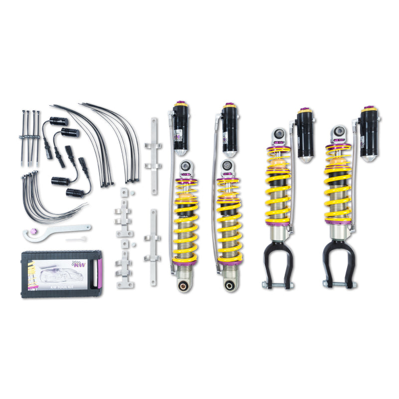 KW Coilover Kit V4 Bundle Audi R8 (4S) Coupe/Spyder w/ Magnetic Ride - Graveyard Performance