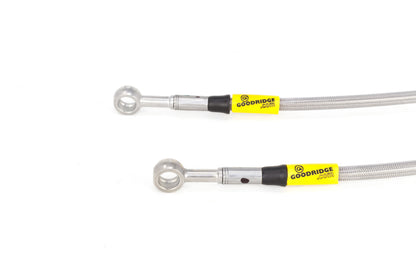 Goodridge 12-15 Honda Civic Si / 13-15 Acura ILX 2.4L (Lrg Disc) Stainless Steel Brake Line Kit - Graveyard Performance