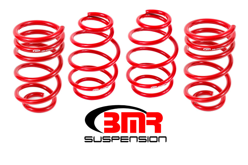 BMR 10-15 5th Gen Camaro V8 Lowering Spring Kit (Set Of 4) - Red
