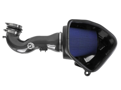 aFe 19-20 GM Trucks 5.3L/6.2L Track Series Carbon Fiber Cold Air Intake System With Pro 5R Filters - Graveyard Performance
