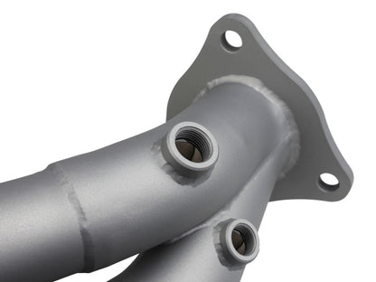 aFe Twisted 304SS Header 2020 Chevy Corvette (C8) 6.2L V8 - Titanium Ceramic Coated - Graveyard Performance