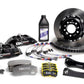 EBC Racing 12-17 Ford Fiesta ST (Mk7) Black Apollo-4 Calipers 330mm Rotors Front Big Brake Kit