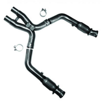 Kooks 11-14 Ford Mustang GT 5.0L 4V 3in x 2 3/4in OEM Cat X Pipe Kooks HDR Req - Graveyard Performance