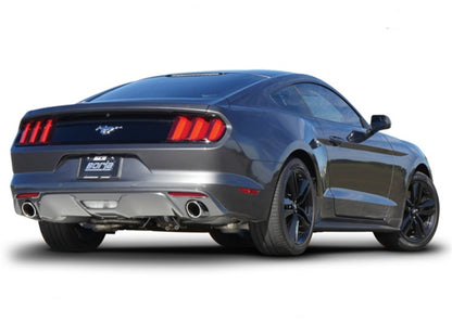 Borla Cat Back 15-17 Ford Mustang 3.7L V6 MT/AT 2.25in Pipe 4in Single Round Rolled Tips - Graveyard Performance