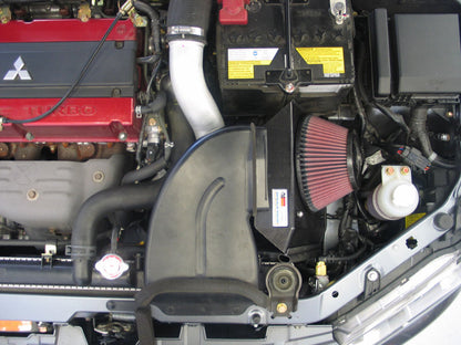 K&N 03-04 Evo 8 ONLY Polished Typhoon Short Ram Intake - Graveyard Performance